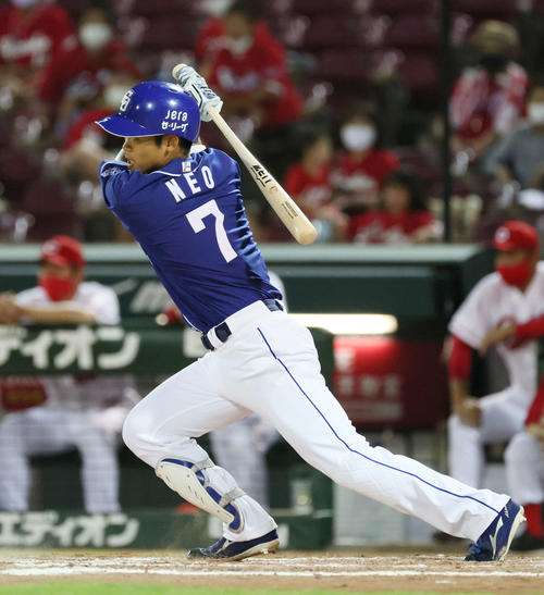 中日根尾昂（2020年8月11日撮影）