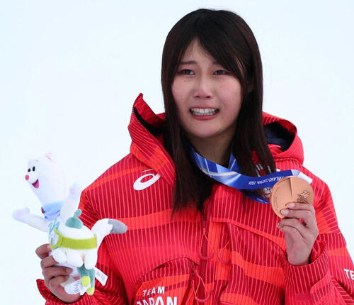 銅メダルの村瀬心椛（ロイター）